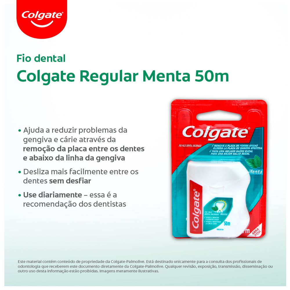 Fio Dental Colgate Total Menta 50m colgatepro b2b