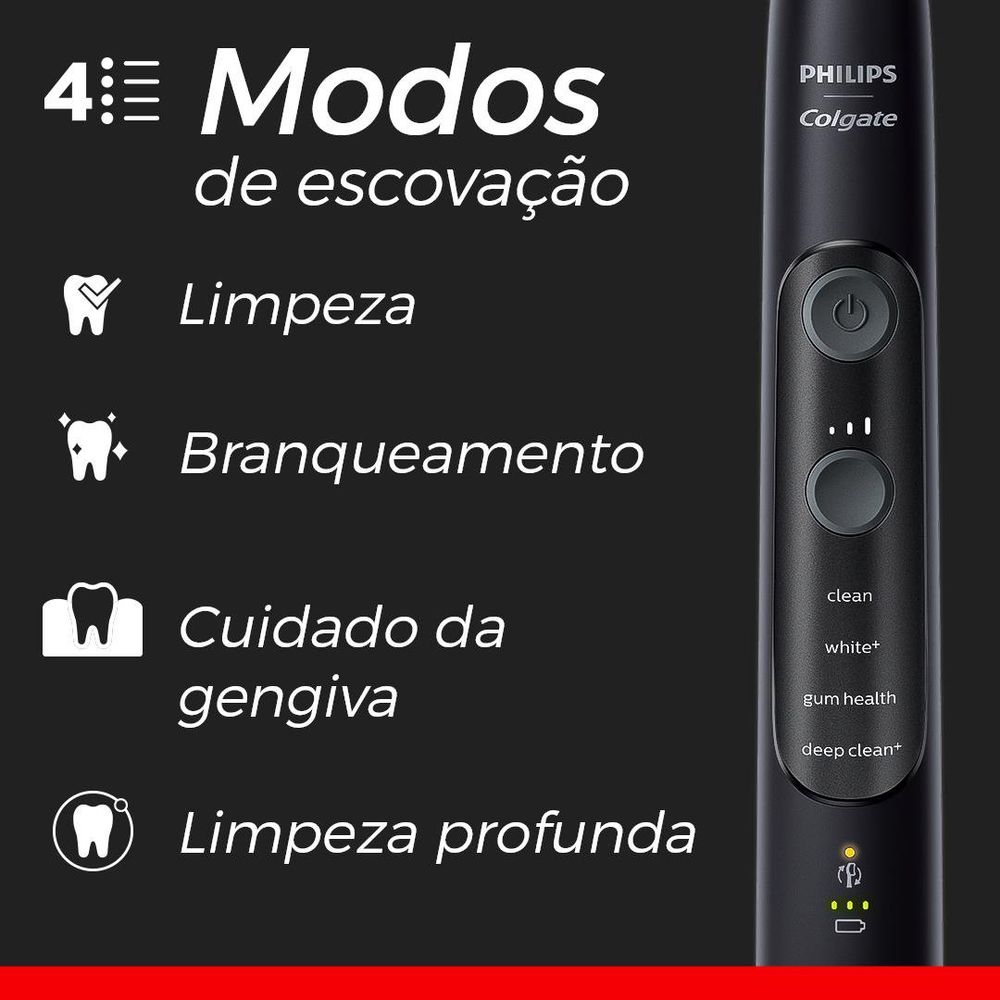 Escova De Dente Elétrica Philips Colgate SonicPro 70 - Colgatepro B2b