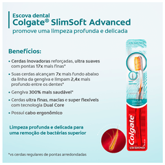 Escova de Dente Colgate Slim Soft Advanced